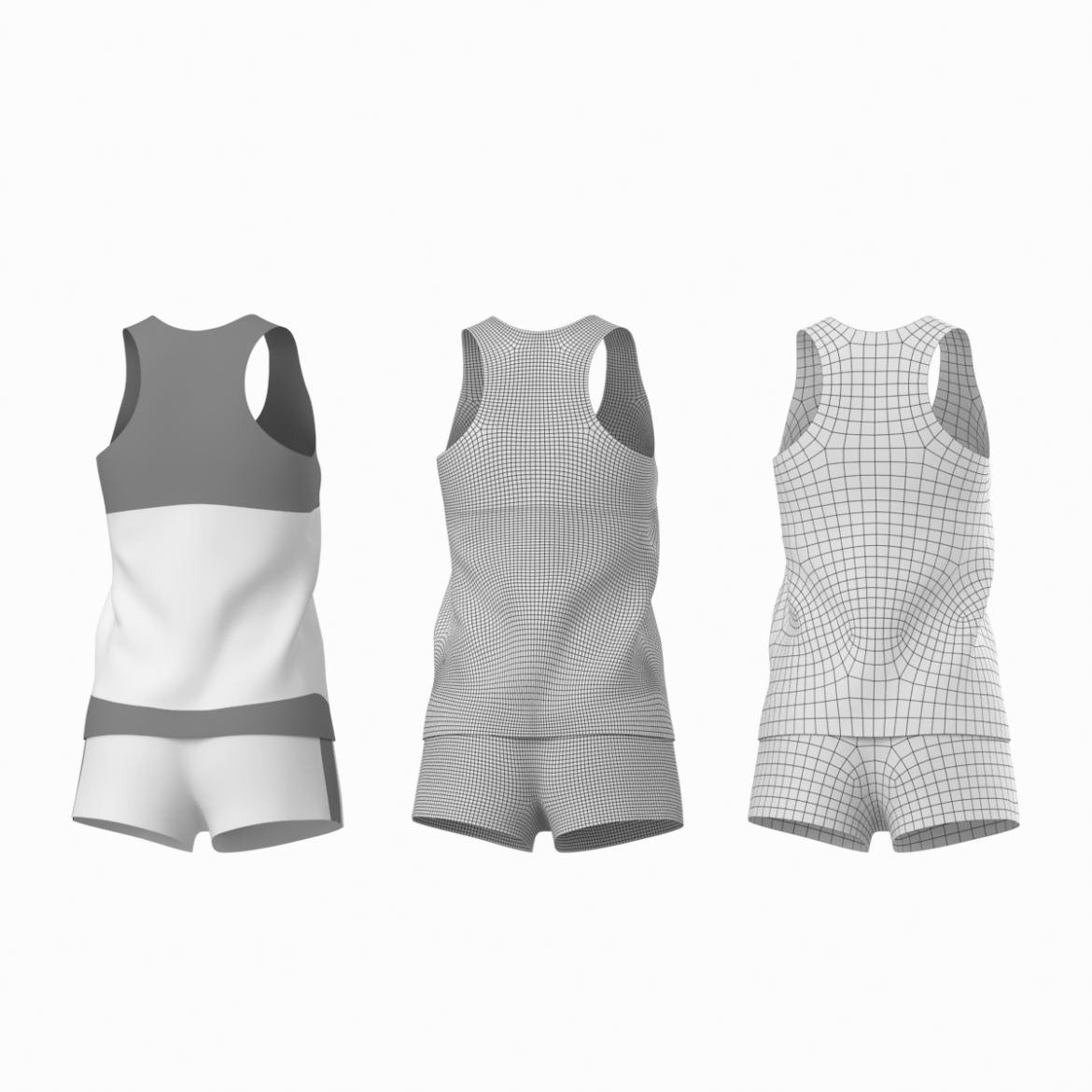 woman sportswear 03 base mesh design kit 3d model 3ds max fbx blend c4d dae ma mb  obj ztl 321873