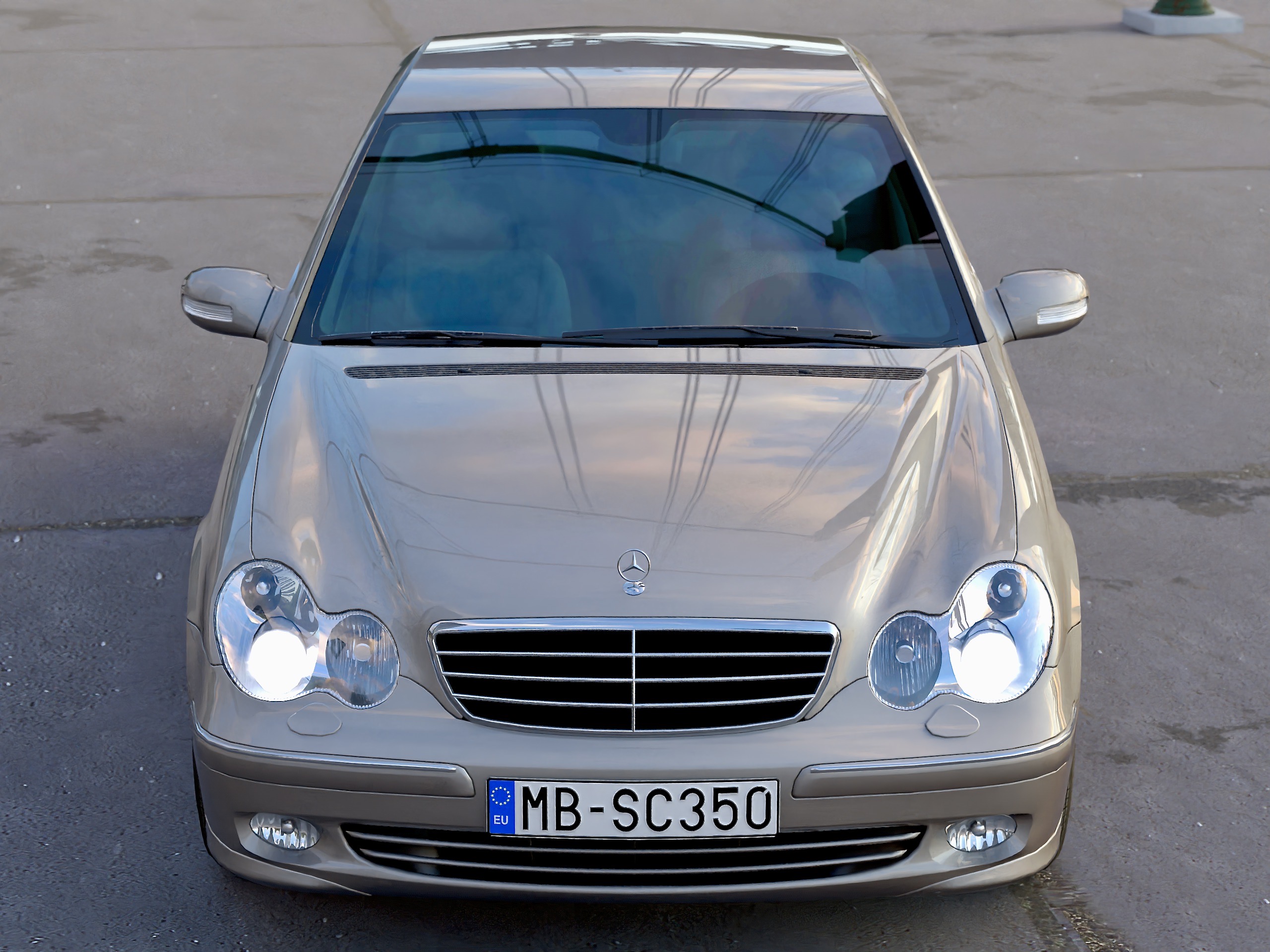 Mercedes-Benz Clase C (W203) Sedán 2006 Modelo 3D - Descargar Vehículos on