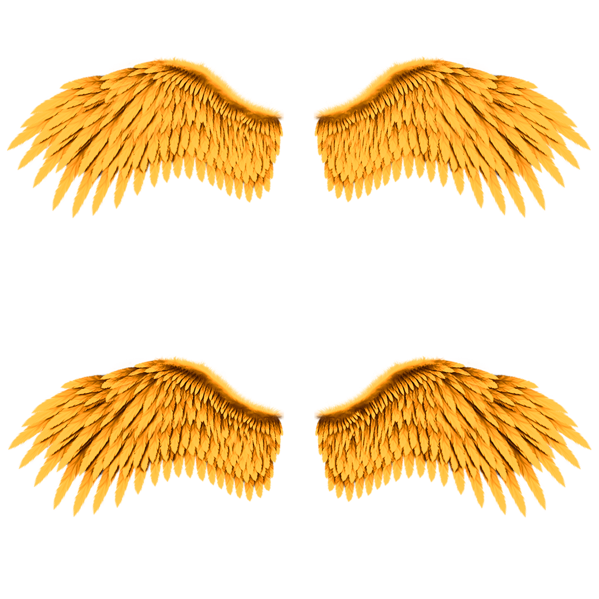 Golden Wings - 3D Model by stonelion7