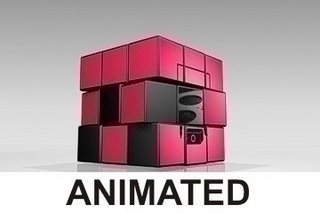 3d model of a Cube with Texture maps and lights, in 3d max format, completely animated in 4 times. This cube 3d model is ideal for commercial television brand or product visualization,advertisers and animators.