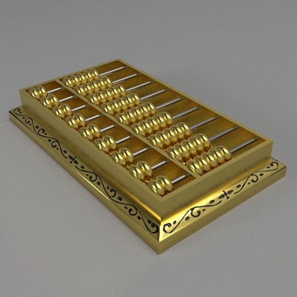 abacus 3d model 3ds fbx skp obj 115387