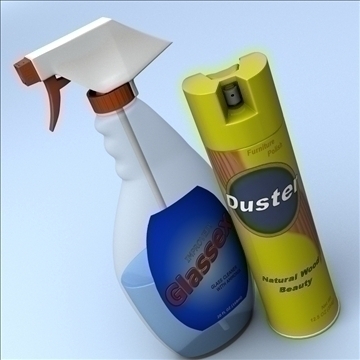 cleaning supplies 3d model 3ds max lwo hrc xsi obj 103450