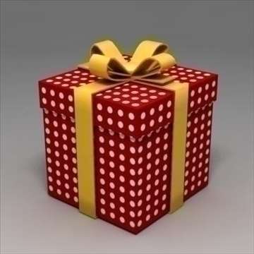 gift box 3d model max 103491