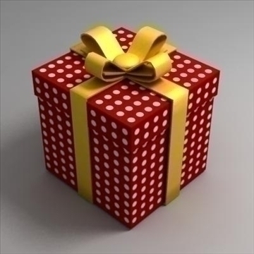 Gift box 3D Model – Buy Gift box 3D Model | FlatPyramid