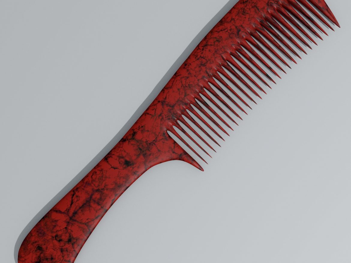 hair comb 3d model blend obj 141057
