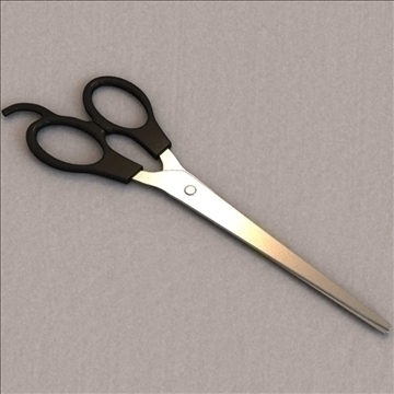 scissors 3d model 3ds max lwo obj 98502