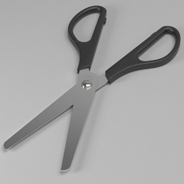 scissors v2 3d model 3ds fbx skp obj 115469