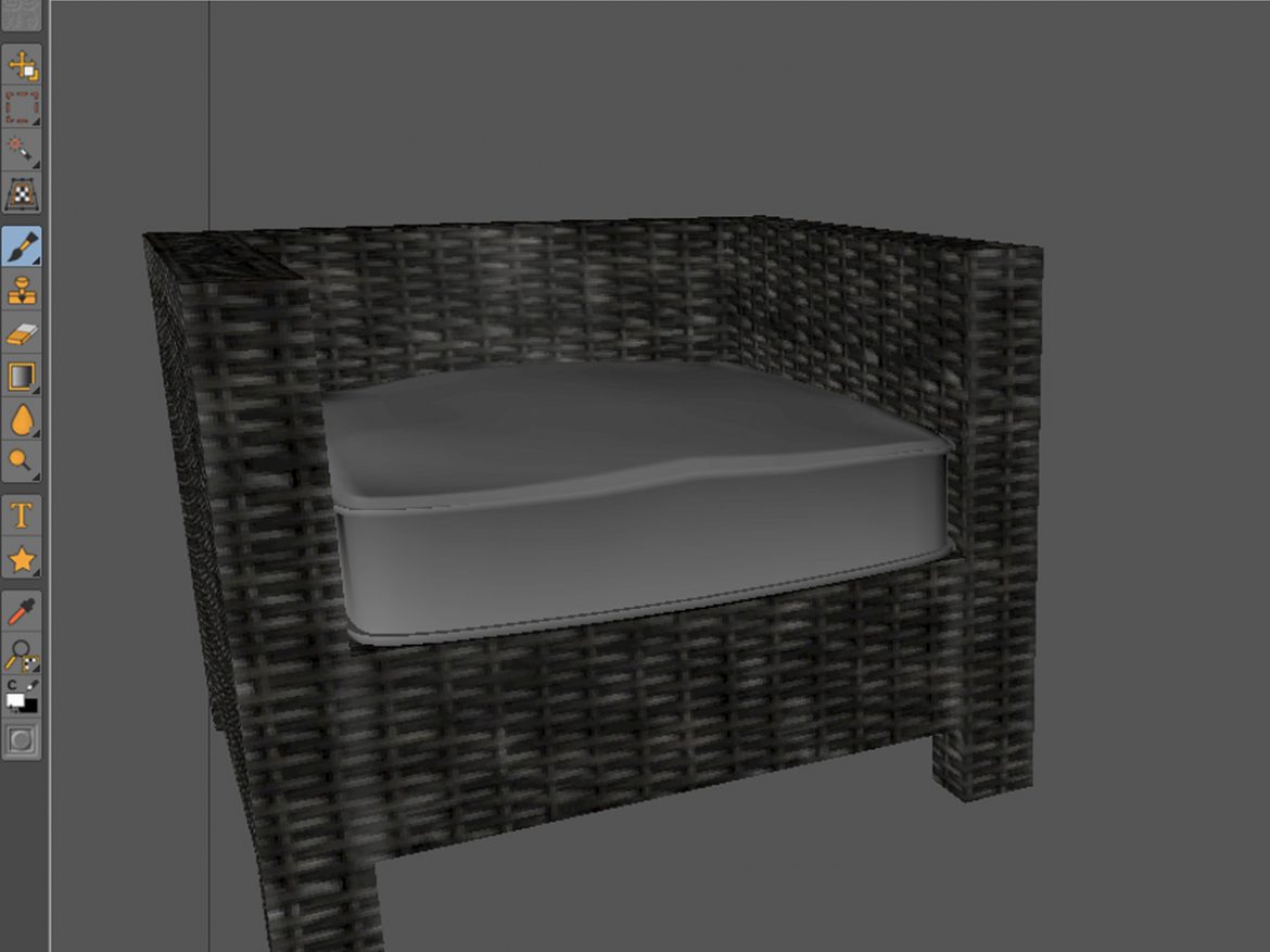 wicker couch 3d model 3ds max fbx c4d ma mb obj 162344