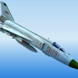 j-8f china fighter 3d model 3ds max fbx obj 123544