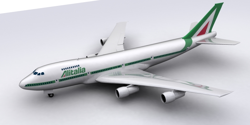 airplane boeing 3d model max 114984