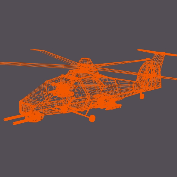 Military helicopter concept - FlatPyramid