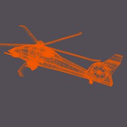 element 3d helicopter model