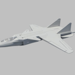 jetfighter_2 3d model fbx dae ma mb obj 116314