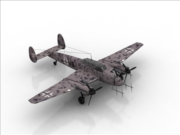 messerschmitt bf 110 3d model max 105886