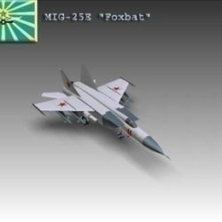 mig 25e foxbat soviet interceptor aircraft 3d model 3ds max x lwo ma mb obj 101437