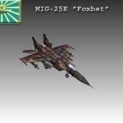 mig 25e foxbat soviet interceptor aircraft – number 2 3d model 3ds max x lwo ma mb obj 104230