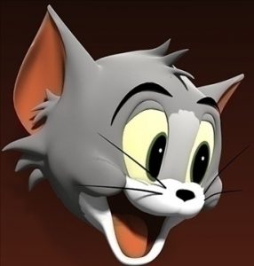 Tom Cat 3d Model Flatpyramid