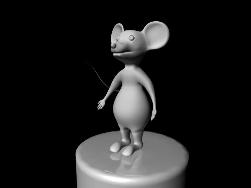 Mouse Ratatui 3d Model Flatpyramid