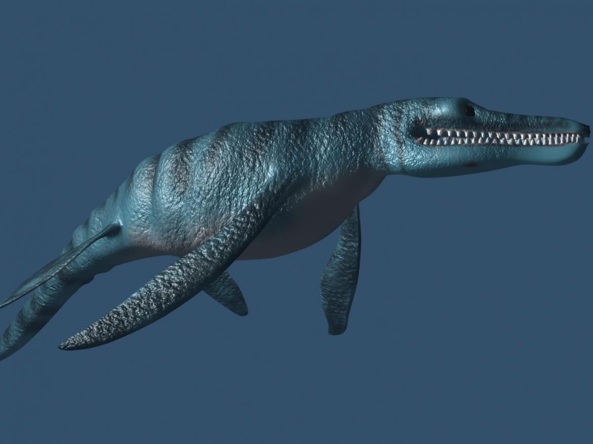 pliosaurus 3d model ma mb 162298