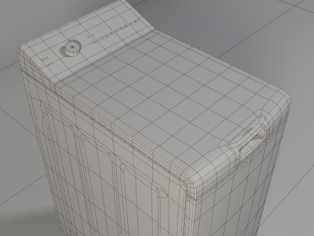 washer siemens iq 300 wp12t254by 3d model 3ds max fbx obj 158358