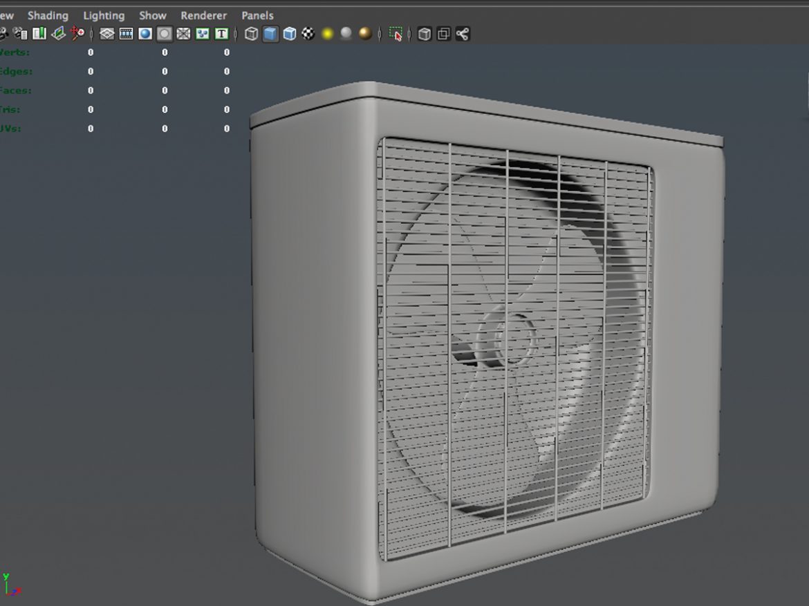 air conditioning 3d model 3ds max fbx c4d ma mb obj 159479