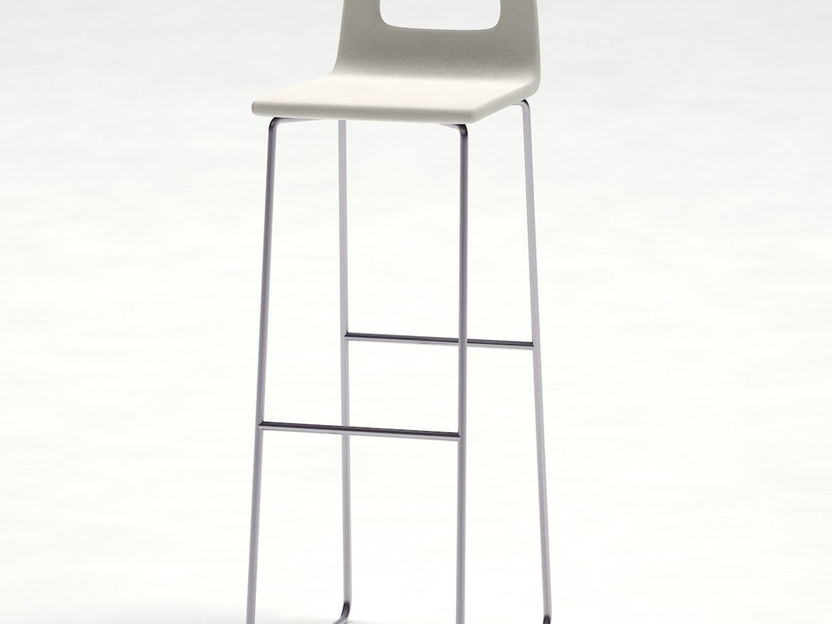 kitchen stool 01 3d model 3ds max dwg fbx obj 129670