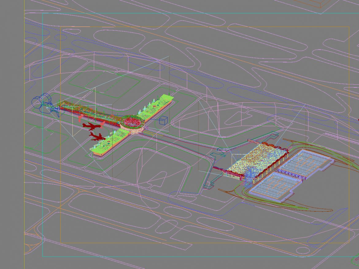 airport 09 3d model max psd 98323
