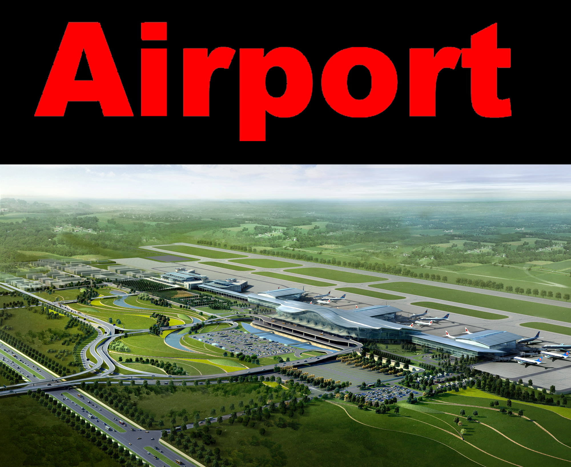 airport 10 3d model max psd obj 98317