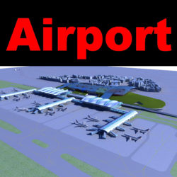 airport 11 3d model 3ds max 98305