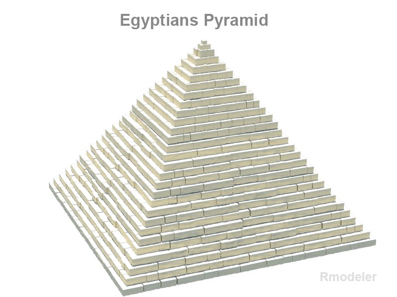 ancient egyptian pyramid 3d model 3ds fbx c4d lwo ma mb hrc xsi obj 119414
