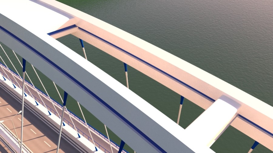 arched bridge 3d model 3ds max 148663