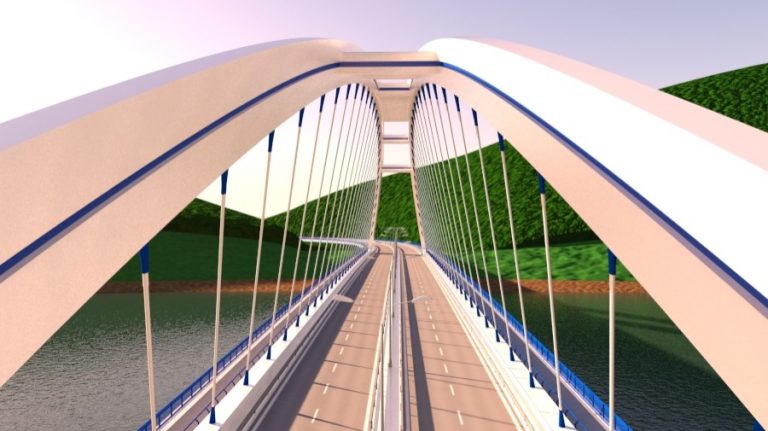 Arched bridge 3D Model - FlatPyramid