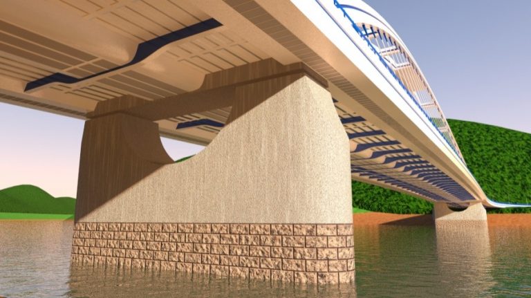 Arched bridge 3D Model - FlatPyramid