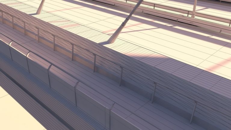 Arched bridge 3D Model - FlatPyramid