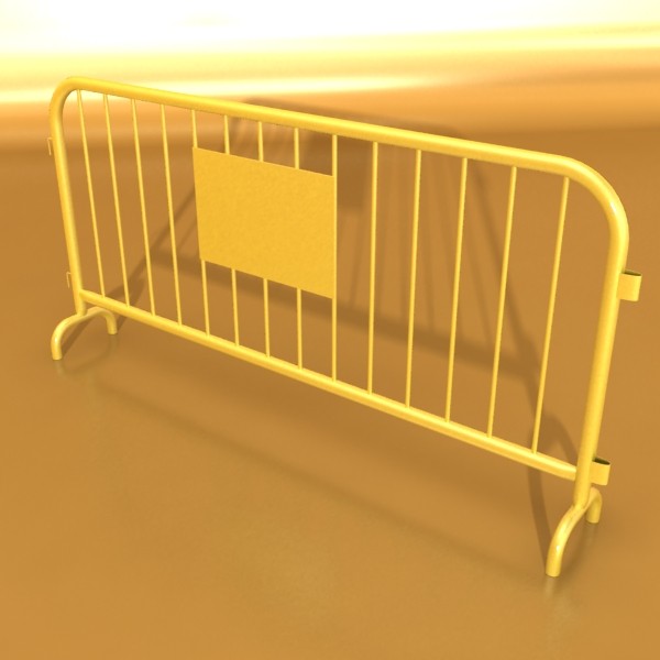 barrier fence high detail 100 x 100 unwra 3d model 3ds max fbx obj 130902