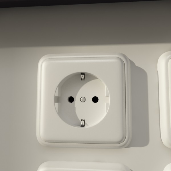 electric switch & outlet collection 3d model 3ds max fbx obj 132171