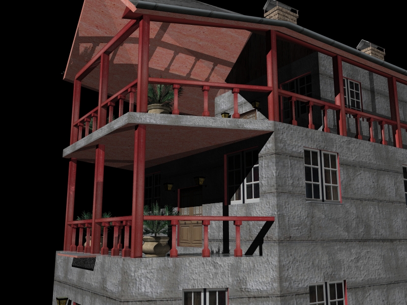 fully textured lowpoly house 100 3d model 3ds 163967