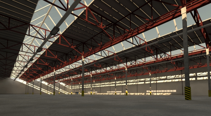 industrial building 3d model 3ds max fbx obj 157749
