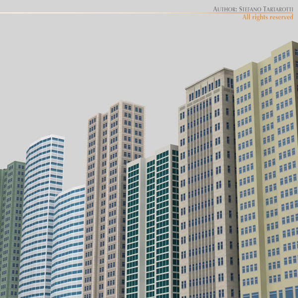 low poly buildings collection 3d model 3ds max dxf fbx c4d dae ma mb obj 120685