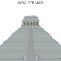 maya pyramid 3d model 3ds fbx c4d lwo ma mb hrc xsi obj 121024