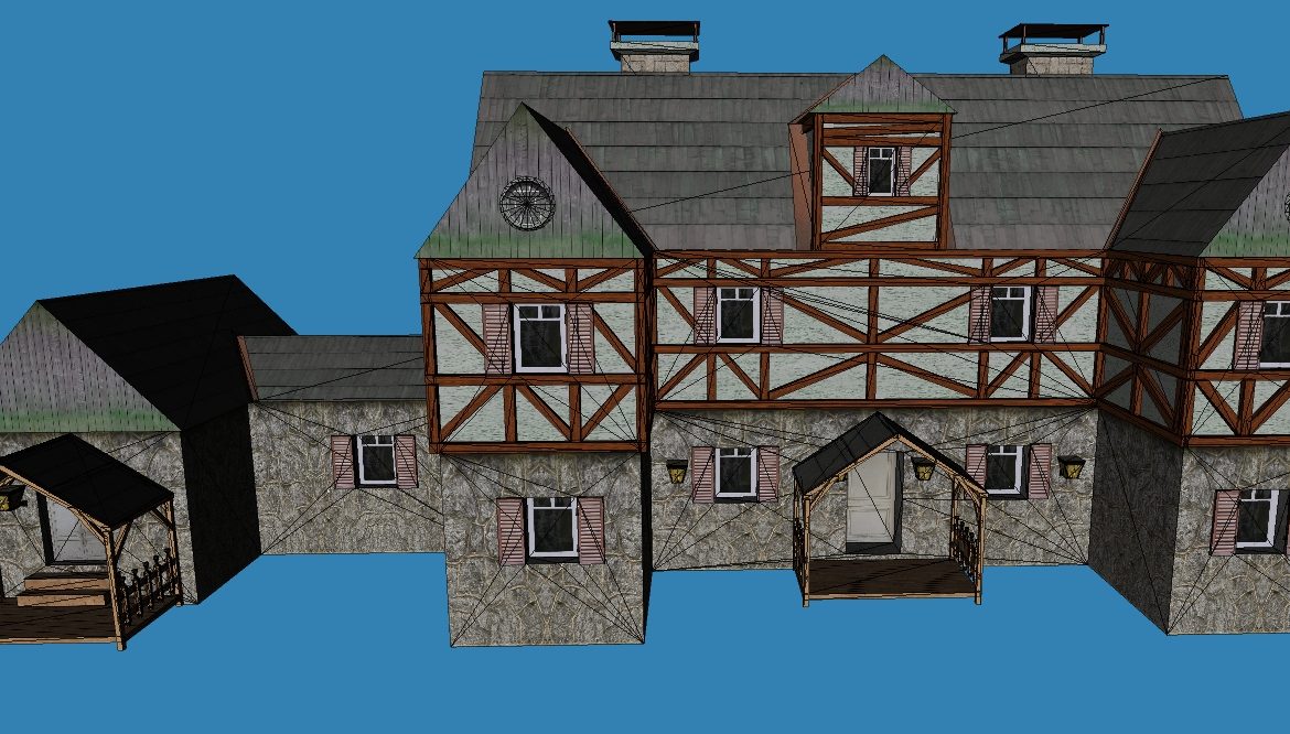 medieval house 2 3d model 3ds 163918