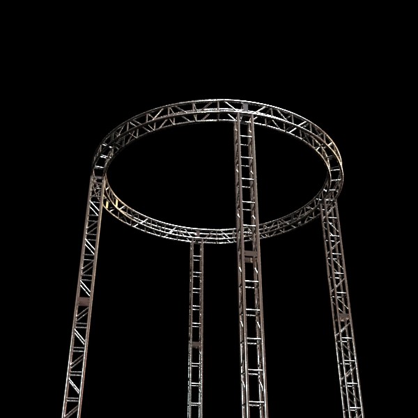 metal truss system high detail 3d model 3ds max fbx obj 130993