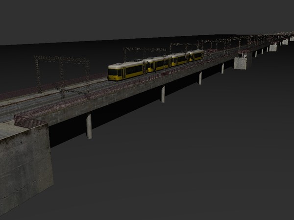 metro bridge 3d model 129146