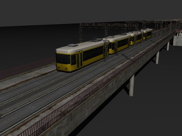 metro bridge 3d model 129147