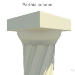parthia column 3d model 3ds fbx c4d lwo ma mb hrc xsi obj 119809
