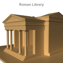 roman library 3d model 3ds fbx c4d lwo ma mb obj 124753
