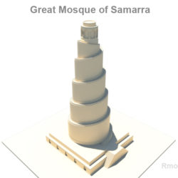 spiral minaret 3d model 3ds fbx c4d lwo ma mb hrc xsi obj 119416
