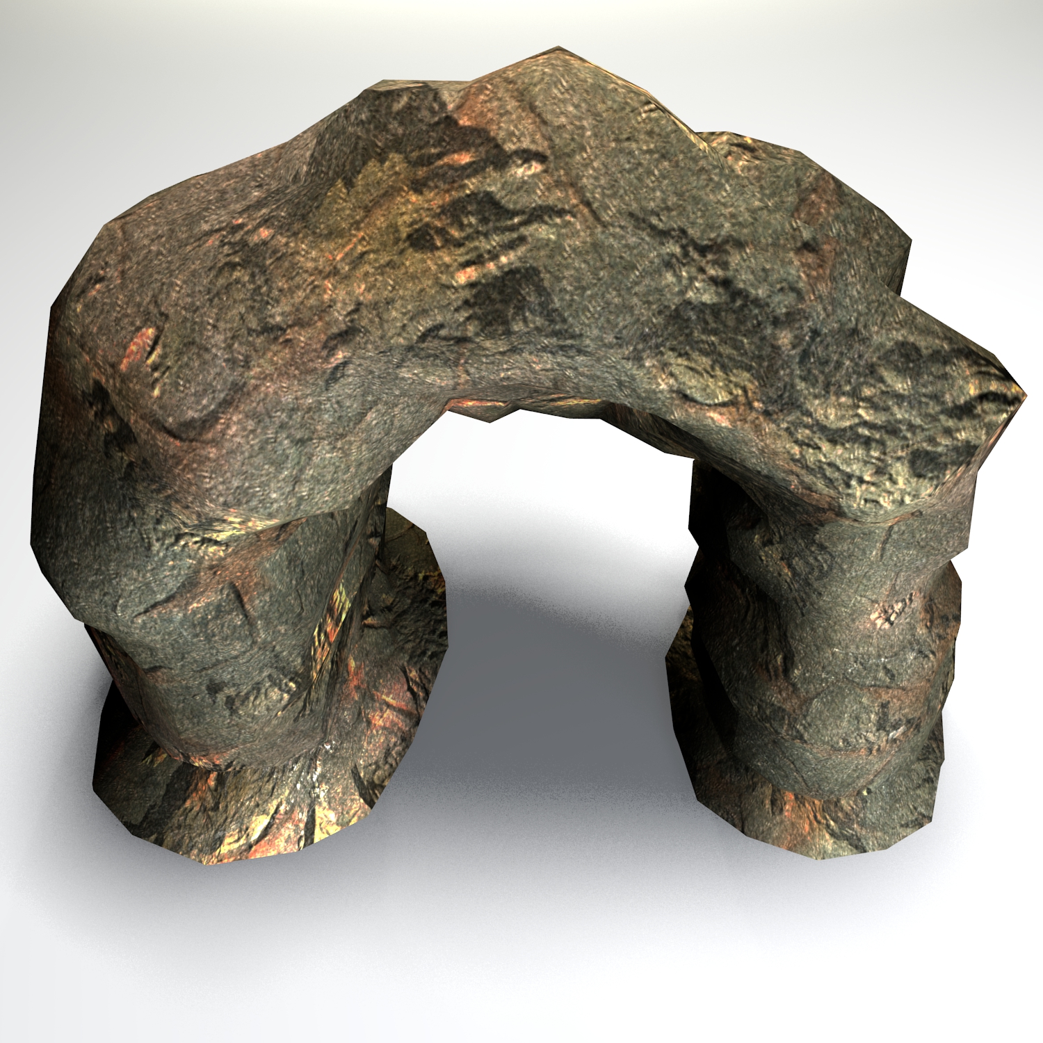 stone arch lowpoly 3d model blend obj 137930