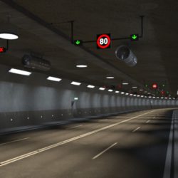 tileable road tunnel 3d model 3ds max fbx obj 160865