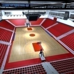Basketball arena 3 3D Model - FlatPyramid